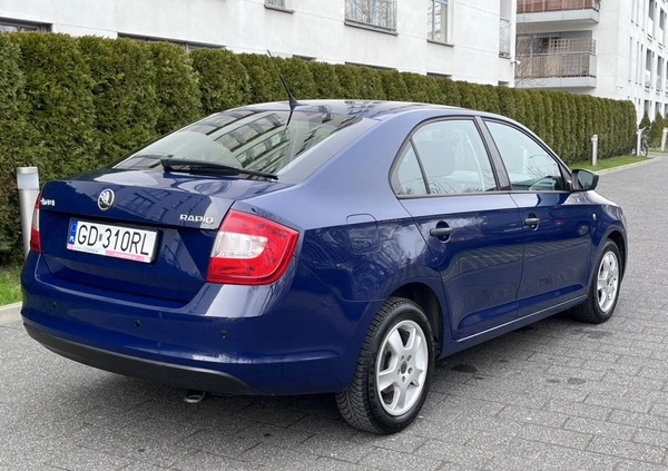 Skoda RAPID cena 18900 przebieg: 228561, rok produkcji 2014 z Warszawa małe 92